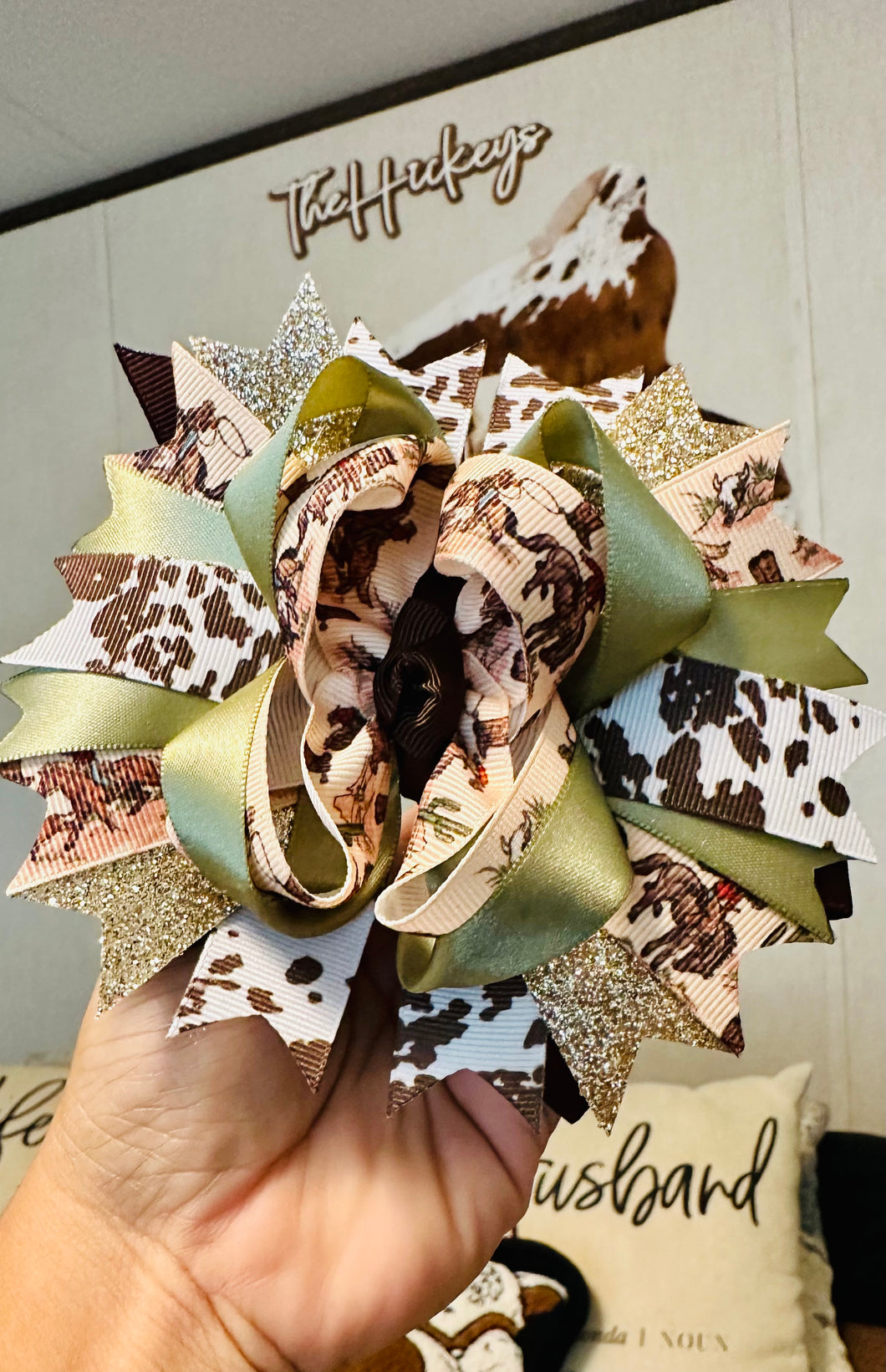 The Cowboy Way Hair Bow