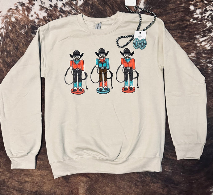 Cowboy Nutcracker Sweater