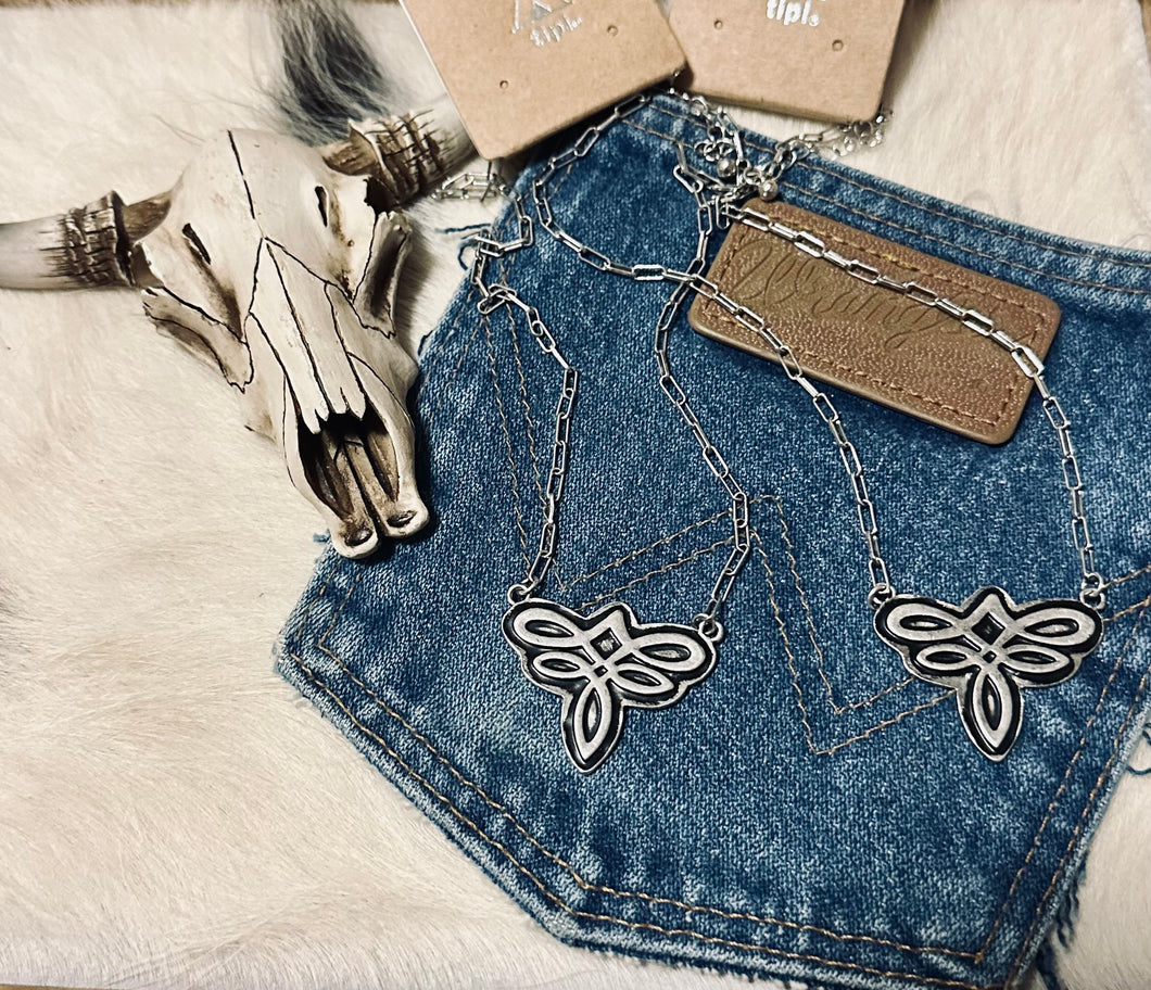 Boot Stitch Necklace