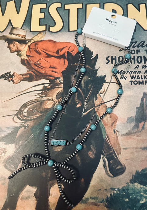 Layered Bow Necklace