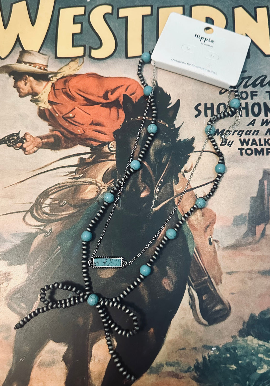 Layered Bow Necklace