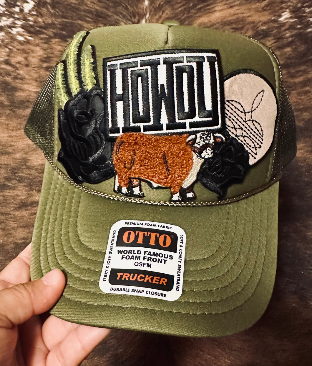 Howdy Olive Hat