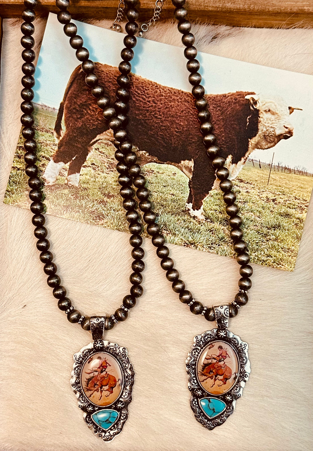 Vintage Cowboy Necklace