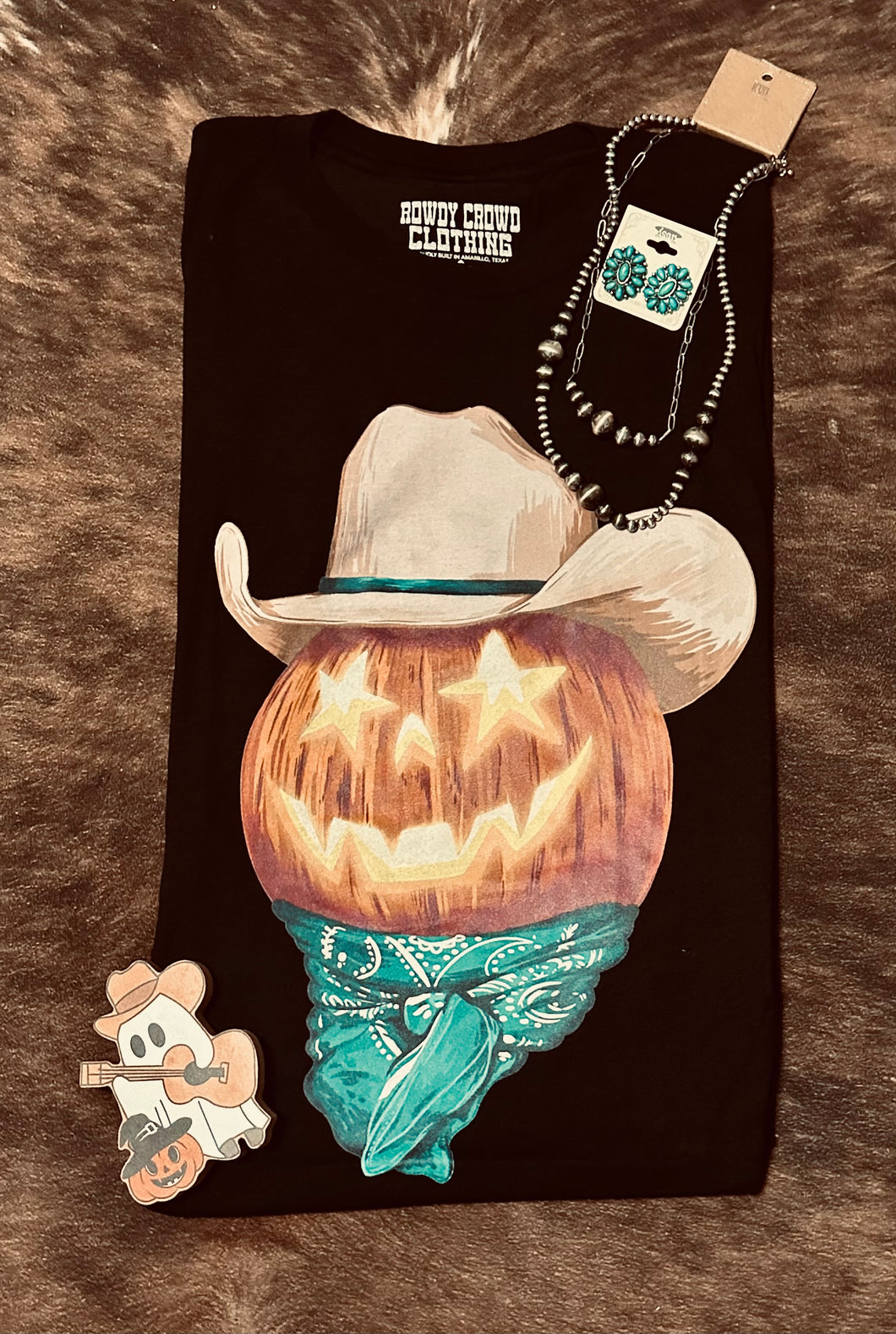 Cowboy Pumpkin Tee